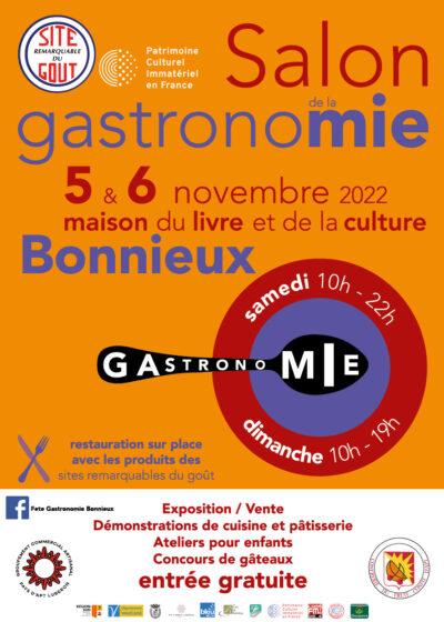 Flyer Fête de la Gastronomie Bonnieux