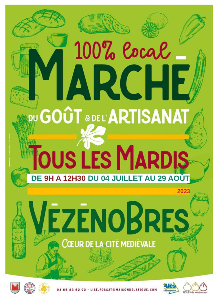 Affiche-Vézénobres-Marché-du-Goût-et-de-l'artisanat-2023